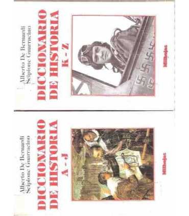 Diccionario de Historia en tres tomos: I A-J. II K-Z y III Atlas