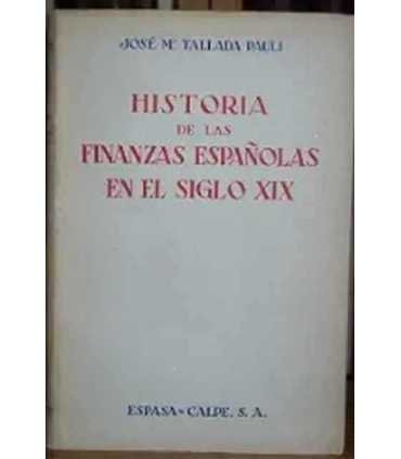 Historia de las finanzas españolas en el siglo XIX