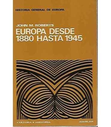 Europa desde 1880 hasta 1945