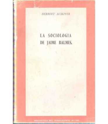 La sociología de Jaime Balmes